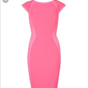 Ted Baker dress. Size 2, Hot pink.  New, with tags